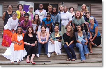 Hope Springs Institute: Women's Poetry and Performance photo of artists. Photo by Susan Joyner.