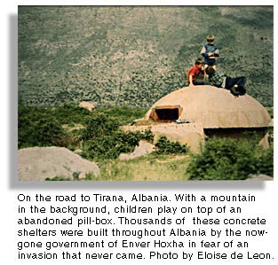 On the road to Tirana, Albania. Photo by Eloise de Leon.