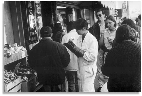 "Working" Stockton Street in S.F. Chinatown 1998