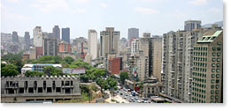 Part of the Caracas skyline.