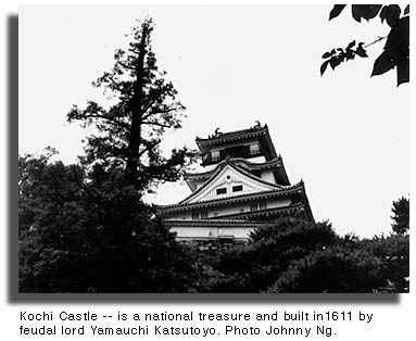 Kochi Castle. Photo by Johnny Ng