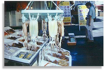 “Morning Market”. In Hakodate, Japan. August 2000
