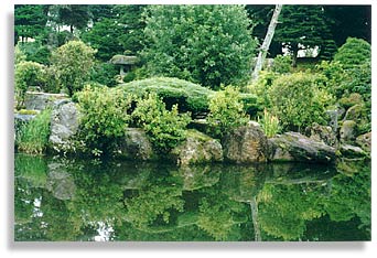 “Garden”. Hagoromo Park in Higashikawa, Japan. July 2000