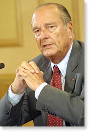 President Jacques Chirac