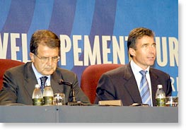 Romano Prodi and Anders Fogh Rasmussen.