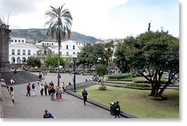 La Plaza Grande, Quito.