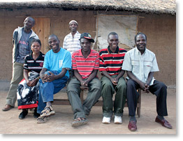Association members in Lusanyando, near Lichinga. 