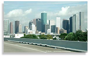 The Houston skyline. Photo by Nic Paget-Clarke.