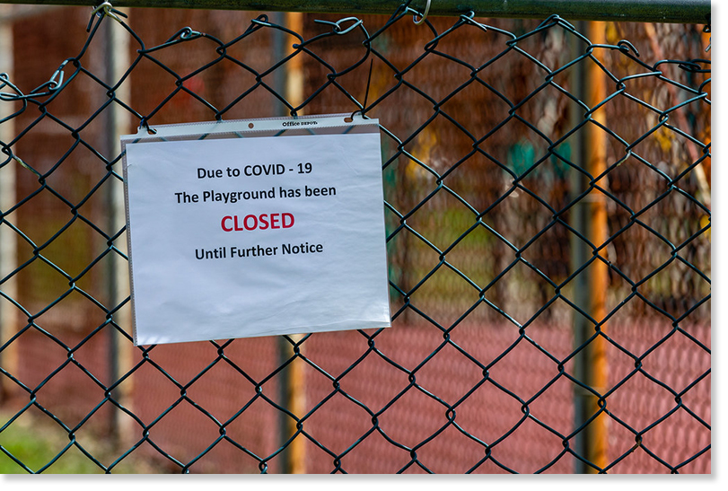 Riverside Playground Closed. Photo by Weaverphoto via Creative Commons.