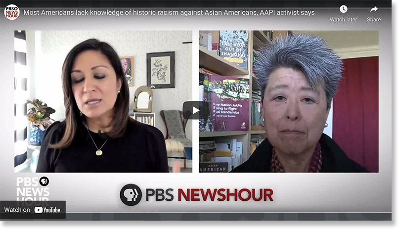 Here’s a succinct articulation of this point by noted author/activist Helen Zia on the PBS News Hour.