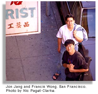 Jon Jang and Francis Wong. Photo by Nic Paget-Clarke
