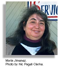 Maria Jimenez. Photo by Nic Paget-Clarke.