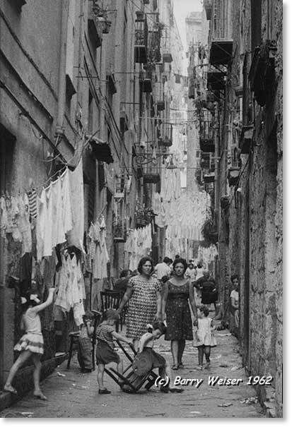 Naples Italy, 1962. Photo by Barry Weiser. 