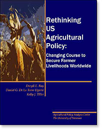 Rethinking U.S. Agricultural Policy